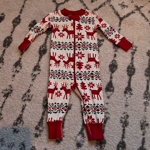 EUC Hanna Andersson 6-12 month Christmas/Holiday pajamas